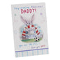 Brilliant Footy Mad Daddy Plaque with Bunny - Standing or Hanging Wall Rectangular Plaque - hanrattycraftsgifts.co.uk