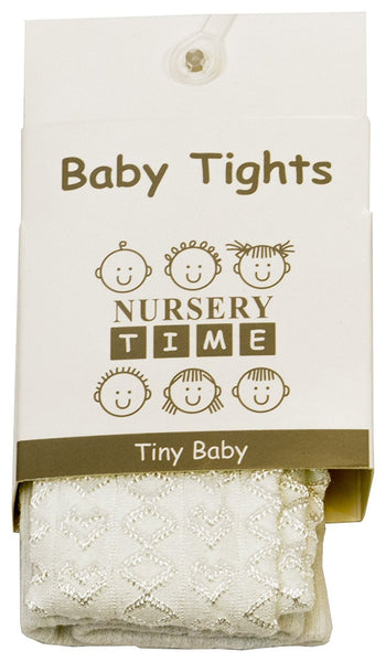 New Baby Girls Nursery Time Newborn - 24 Months Hearts Everyday Tights - hanrattycraftsgifts.co.uk