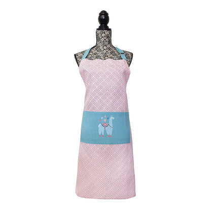 Vintage Style 100% Cotton Pinny Waist Kitchen Apron - Duck Egg Blue, Red - hanrattycraftsgifts.co.uk