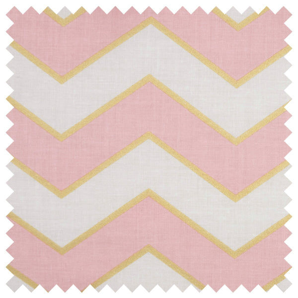 Hobby Gift 'Chevron Pearlised Blush' Small Rectangle Sewing Box 24 x 16 x 11cm (d/w/h) - hanrattycraftsgifts.co.uk