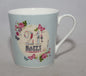 Bellissima Happy Birthday 21 Butterfly Fine China Mug