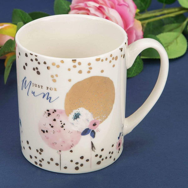 Mug made of fine porcelain, motif: Swan Lake Just for Mum