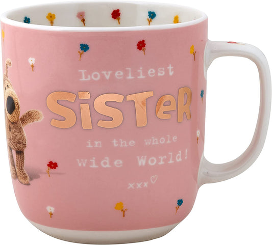 Boofle Loveliest Ceramic Mug for Hot Drinks, Gift for Sister