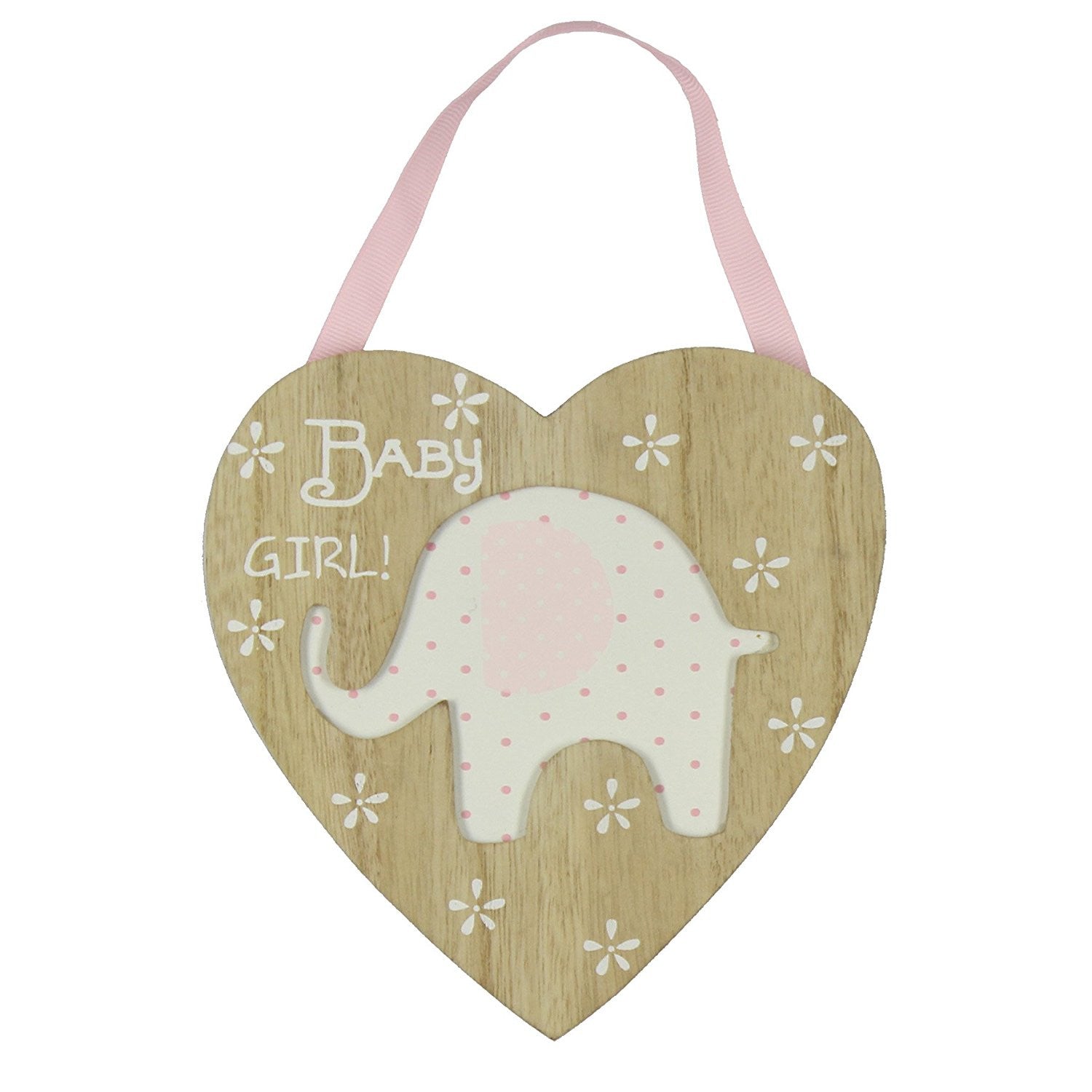 elephant pink plaque - hanrattycraftsgifts.co.uk