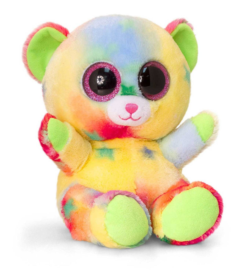Keel Animotsu Rainbow Bear Soft Toy 25cm - hanrattycraftsgifts.co.uk