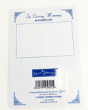 In Loving Memory - Remembering You With Love Dear Sister - Grave/Graveside Memorial Card - hanrattycraftsgifts.co.uk