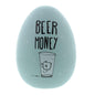 Eggcellent Large Nest Egg Money Pot - Pale Blue "Beer Money" - hanrattycraftsgifts.co.uk