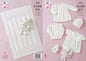 King Cole 5359 Knitting Pattern Baby Coat Jacket Top Hat Bootees Blanket in Comfort DK - hanrattycraftsgifts.co.uk