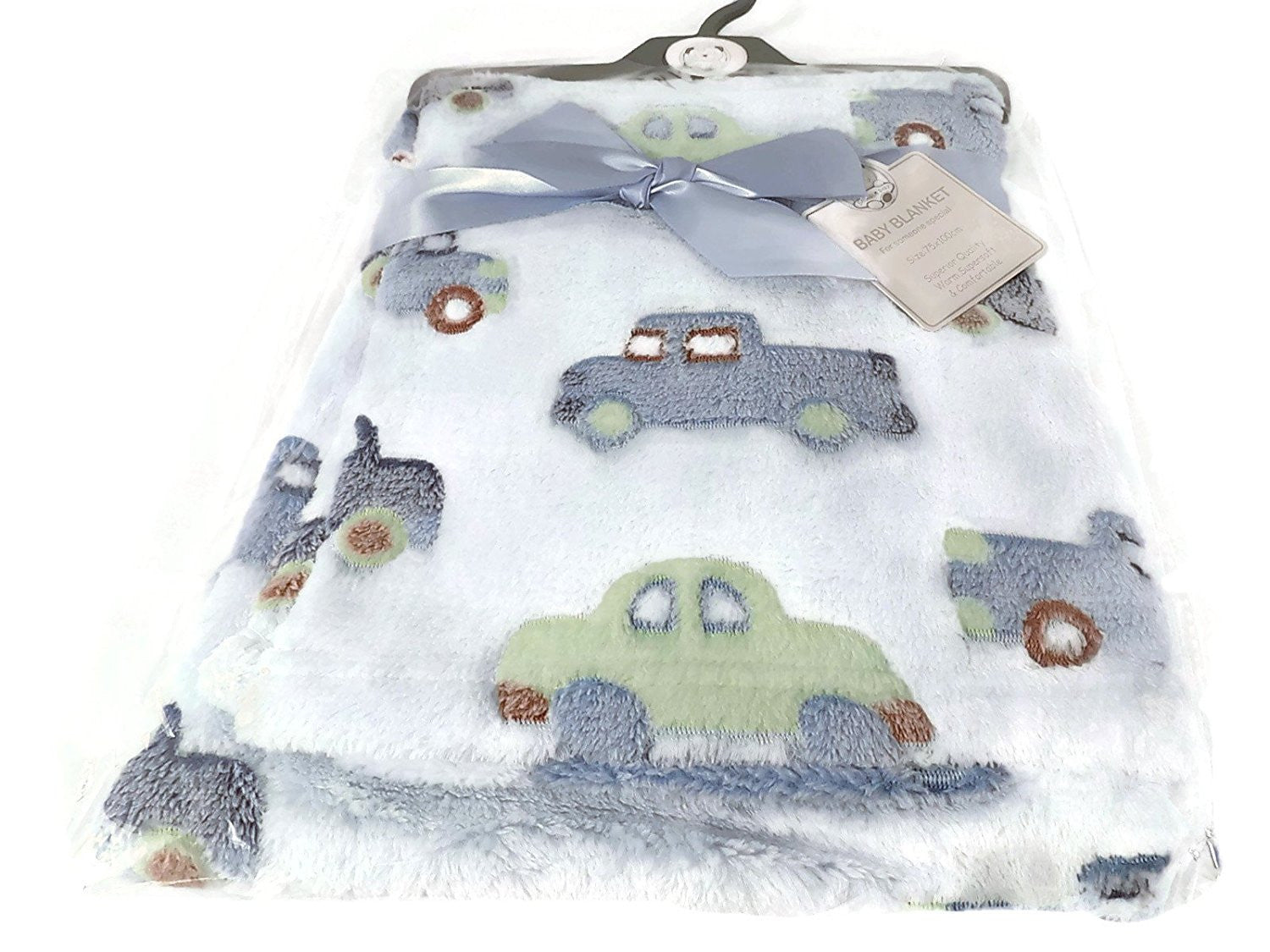 Baby Pram Blanket - Car Color Blue 683 - hanrattycraftsgifts.co.uk