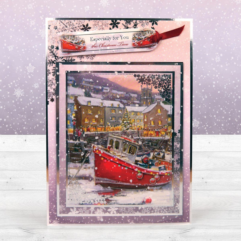 Luxury Foiled Acetate - Snowfall Acetate 16-sheet bumper pack - Hunkydory - hanrattycraftsgifts.co.uk