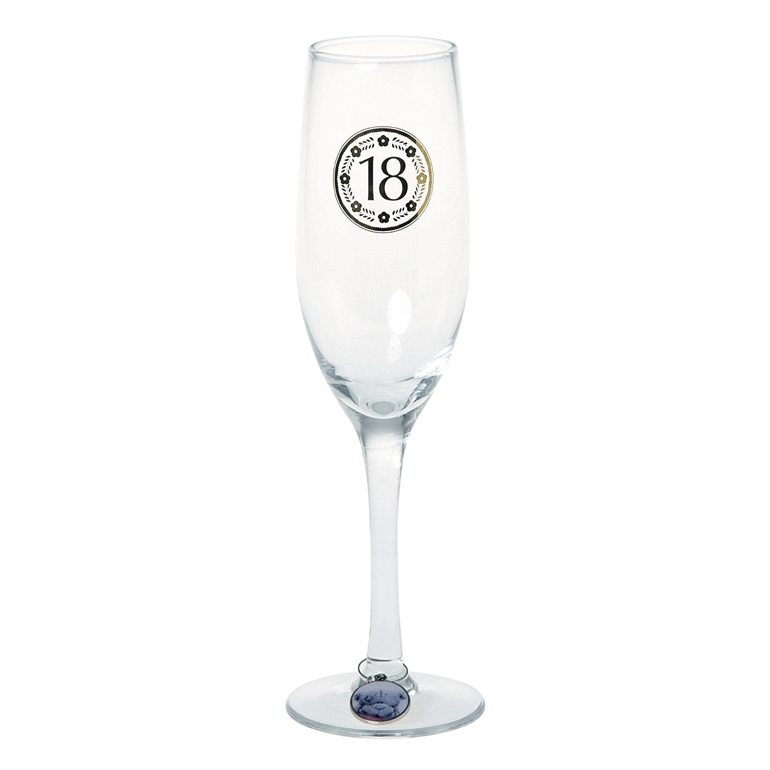 Me to You Me To You Tatty Teddy 18th Birthday Champagne Glass - hanrattycraftsgifts.co.uk