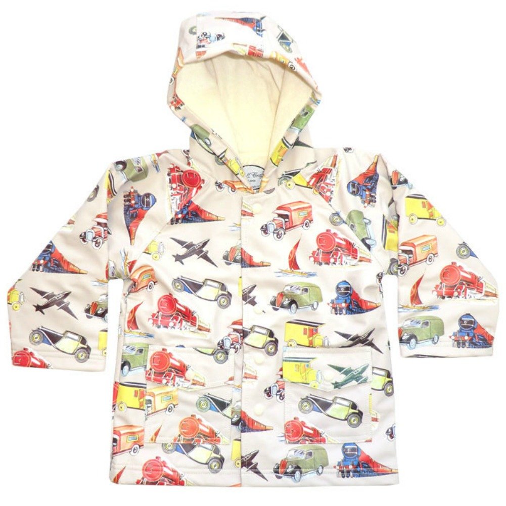 Powell Craft Boys Transport Raincoat-Rain Mac. - hanrattycraftsgifts.co.uk
