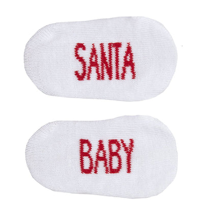Babytown Festive Christmas Baby Cotton Rich Socks in Tote Bag - hanrattycraftsgifts.co.uk