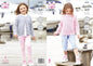 King Cole 5751 Child DK Sweater Cardigan Knitting Pattern