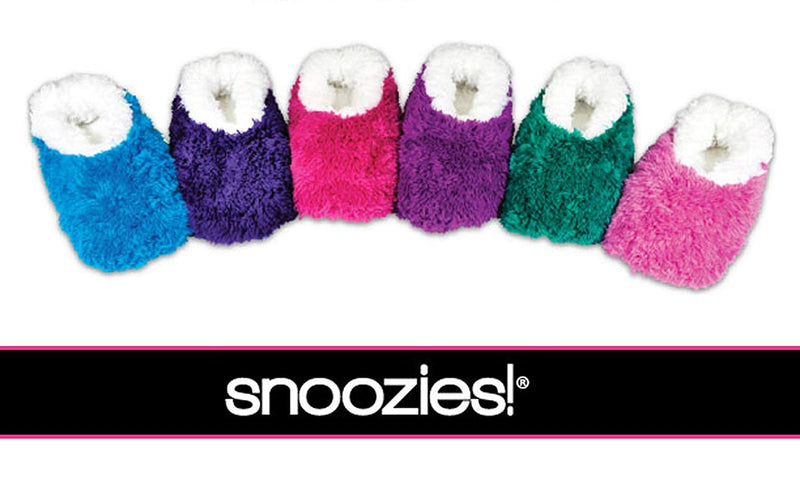 OMG! Snoozies Slippers, Cosy, Comfy, Sherpa Fleece ~ Small Ladies Size UK 3-4 - hanrattycraftsgifts.co.uk