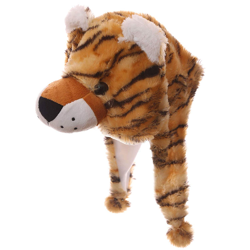 Wild Woolies Character Hats - Super Plush and Soft (TIGER) - hanrattycraftsgifts.co.uk