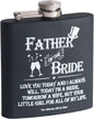 Arora Men's Father of the Bride Hip Flask, Multi-Colour, One Size