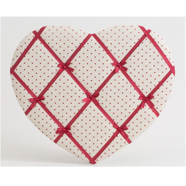 Red Heart Memo / Notice Board - hanrattycraftsgifts.co.uk