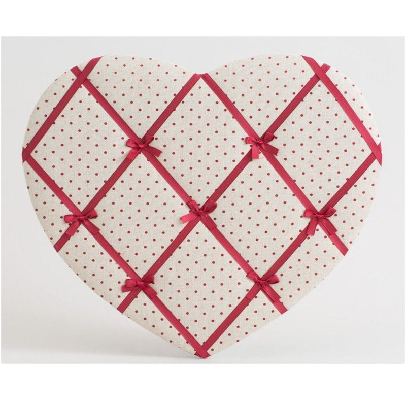 Red Heart Memo / Notice Board - hanrattycraftsgifts.co.uk