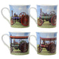 Lesser & Pavey LP93375 Set of 4 Traction Engines Mugs