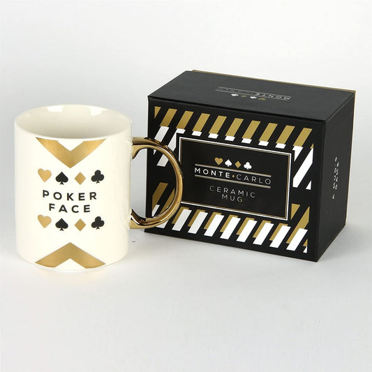 POKER FACE MUG MONTE CARLO GIFT