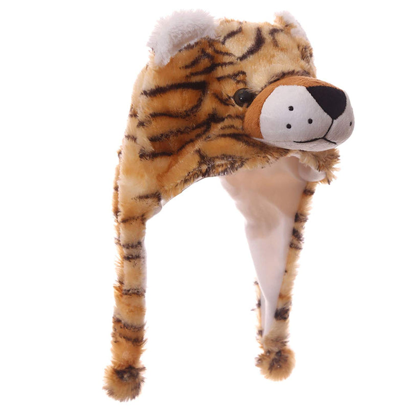 Wild Woolies Character Hats - Super Plush and Soft (TIGER) - hanrattycraftsgifts.co.uk