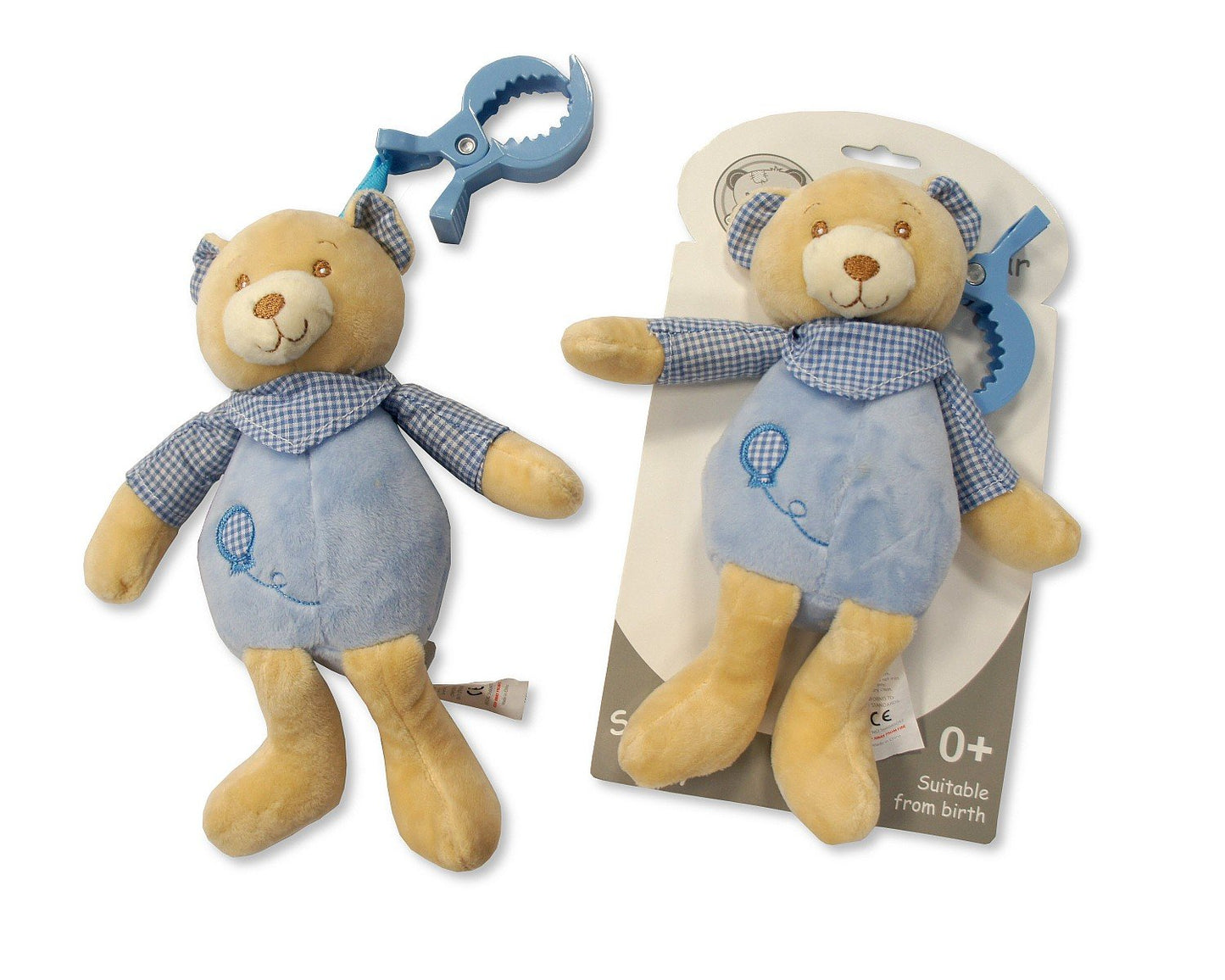 Baby Activity Plush Soft Toy Gift With an Attachable Clip for on the go fun 24cm - hanrattycraftsgifts.co.uk