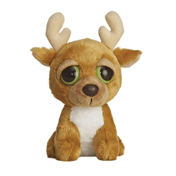 Dreamy Eyes 5" Christmas Reindeer with Sound - hanrattycraftsgifts.co.uk