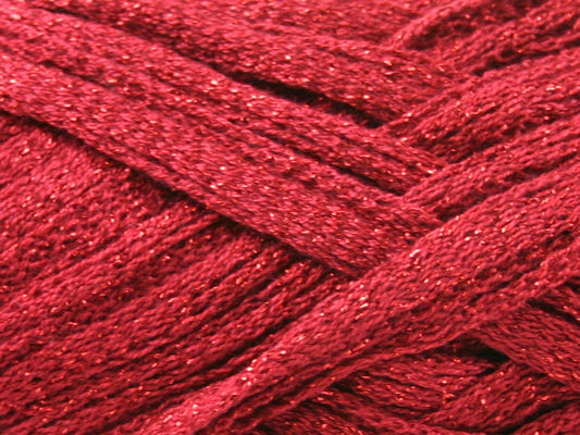 King Cole Krystal Glitter Scarf Knitting Yarn - Inferno 602 - hanrattycraftsgifts.co.uk