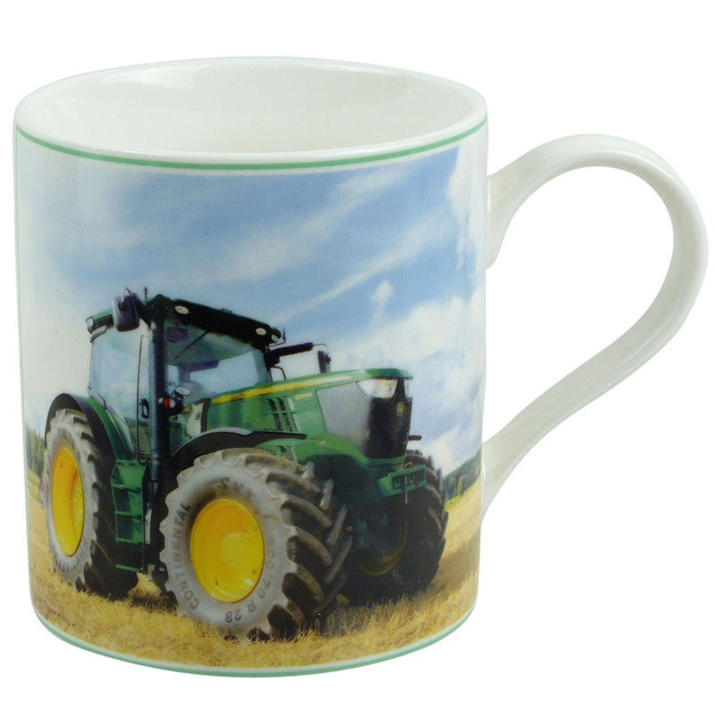 Harvest Rural Countryside green mug - hanrattycraftsgifts.co.uk