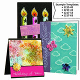 Darice 1218-76 10.8 x 14.6 cm Floral Embossing Template - hanrattycraftsgifts.co.uk
