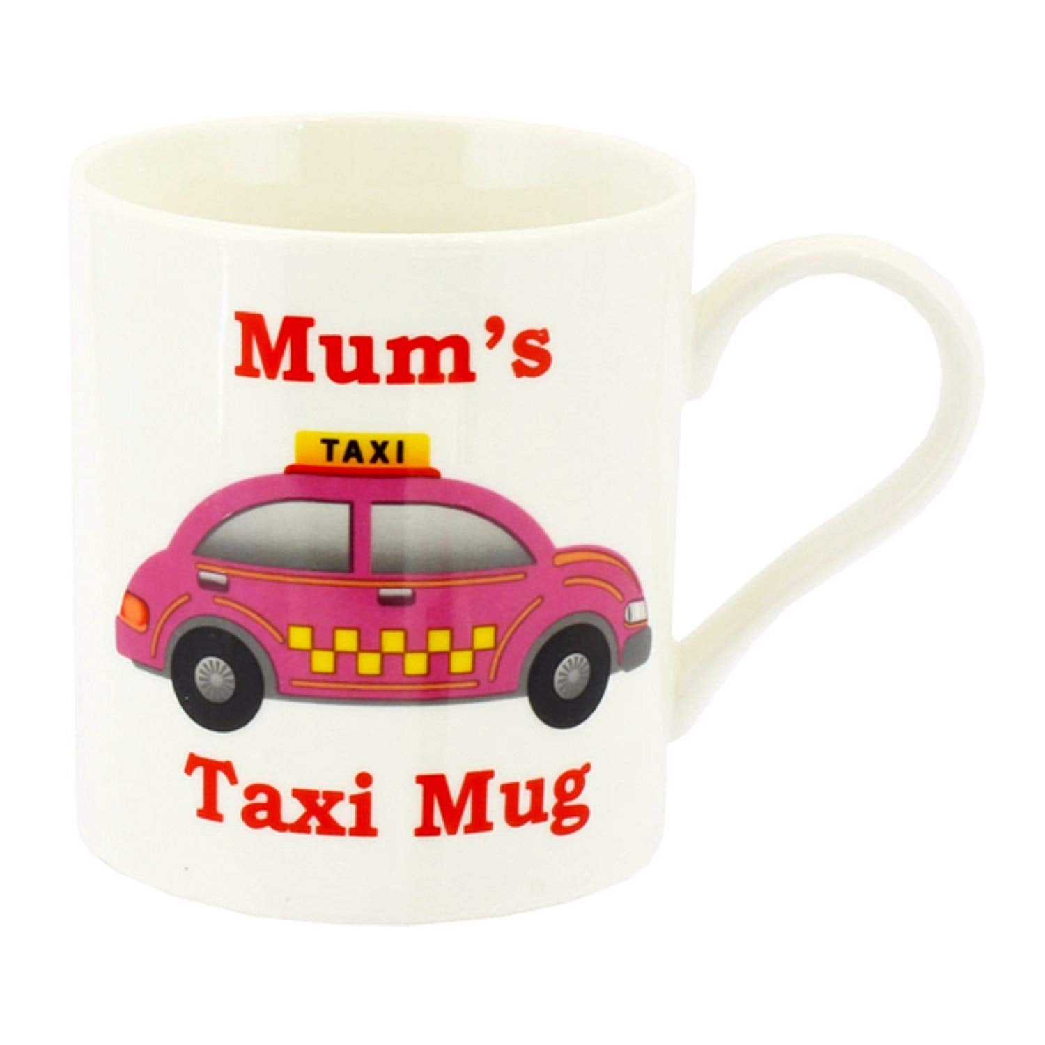 Laser Pavey Mums Taxi Ceramic Boxed Mug - hanrattycraftsgifts.co.uk