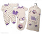 5 Piece Baby Gift Set With Embroidery and Applique - 0/3 Months - hanrattycraftsgifts.co.uk