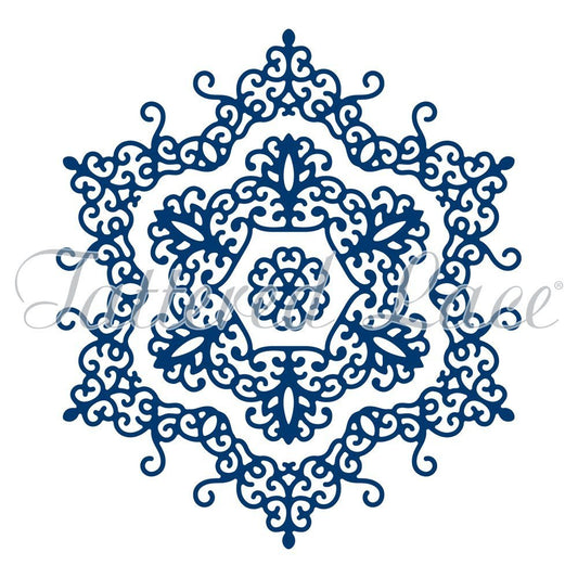 Tattered Lace Snowflake Doily, Silver - hanrattycraftsgifts.co.uk