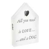 Brand new led all you need is love.... and a dog plaque - hanrattycraftsgifts.co.uk