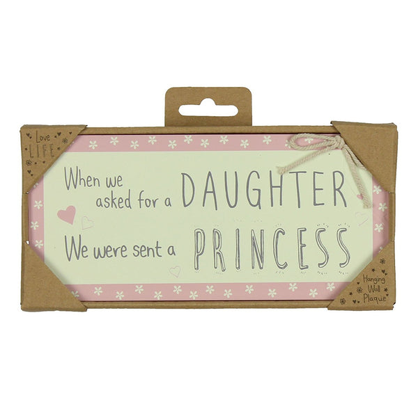 Novelty Plaque Gift - Vintage Design - Daughter - hanrattycraftsgifts.co.uk