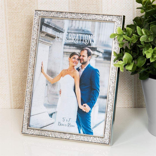 Celebrations Silver Finish Photo Frame 5' x 7'