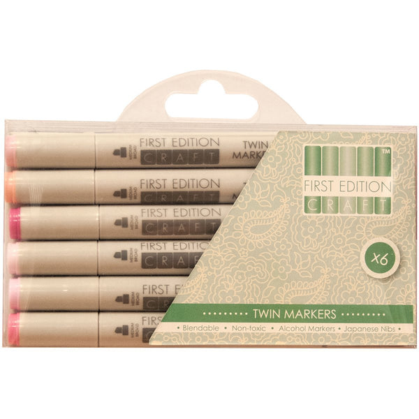 Trimcraft Pinks -First Edition Markers - hanrattycraftsgifts.co.uk