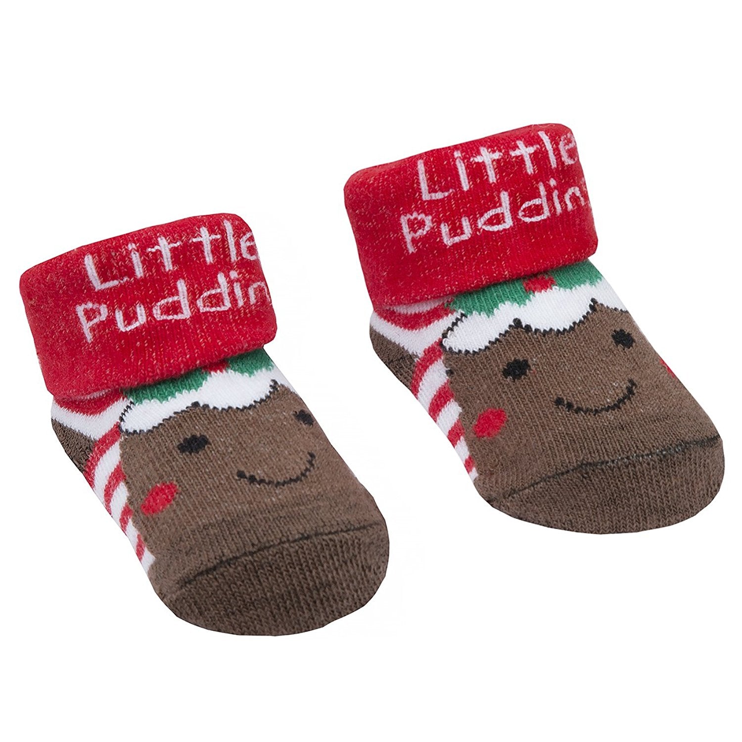 Babytown Festive Christmas Baby Cotton Rich Socks in Tote Bag - hanrattycraftsgifts.co.uk
