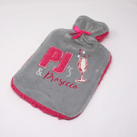 Country Club Thick Sherpa Fleece 2 Litre Hot Water Bottle - hanrattycraftsgifts.co.uk