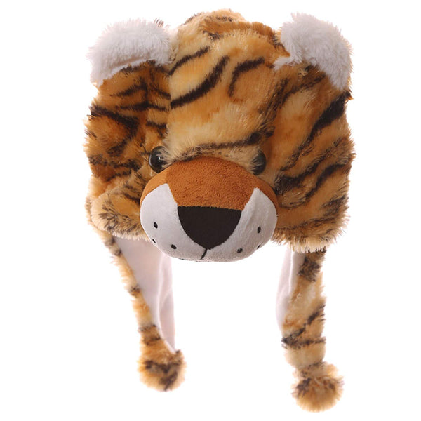 Wild Woolies Character Hats - Super Plush and Soft (TIGER) - hanrattycraftsgifts.co.uk