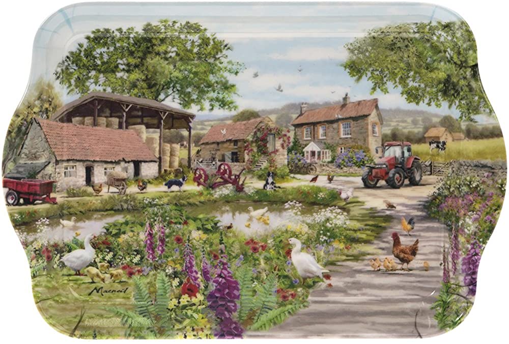 Leonardo Collection Farmyard Design Small Snack Tray