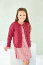 King Cole Women's and Girls' Cable Knit Sweater and Cardigan (5938)