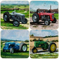The Leonardo Collection, Set of 4 Tractor Coasters - Massey Ferguson