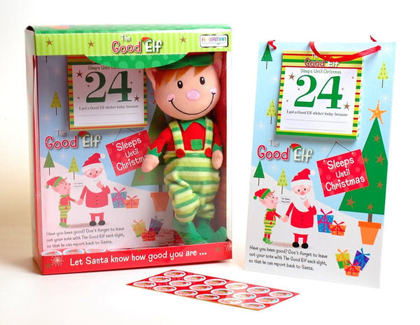 The Good Elf Plush Toy Santa Claus' Little Helper Good Behaviour Reward Gift Set - hanrattycraftsgifts.co.uk