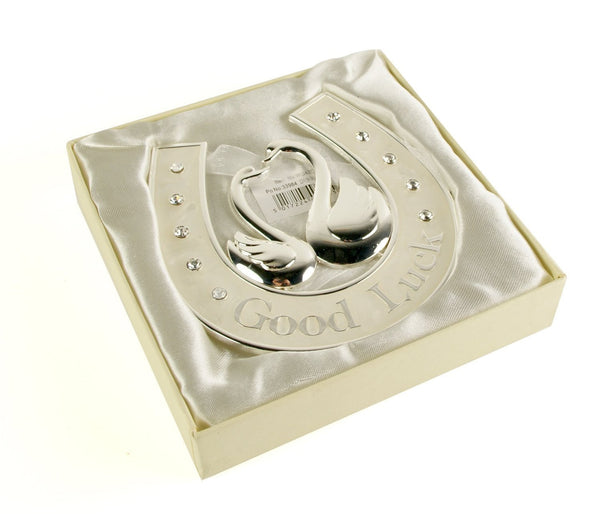 Amore - Good Luck Silverplated Horse Shoe - hanrattycraftsgifts.co.uk