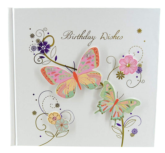 Talking Pictures Fanfare Collection 4" x 6" Photo Album - Birthday Wishes - hanrattycraftsgifts.co.uk