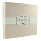 Bridal Shower Photo Album, Love & Cherish Pearlised Paperwrap, Wedding Gift in Gift Box - Laura Darrington Designed Album - hanrattycraftsgifts.co.uk