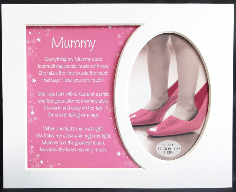 10 x 8 Sentiment Photo Mount Mummy Message - hanrattycraftsgifts.co.uk
