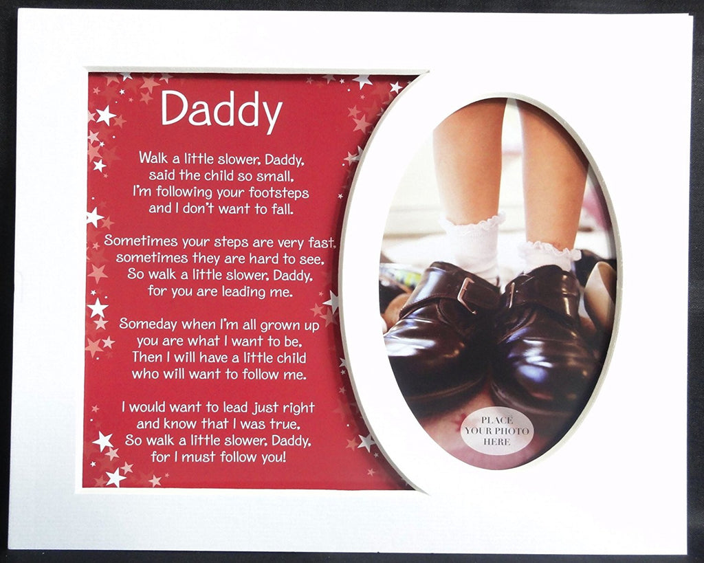 10 x 8 Sentiment Photo Mount Daddy Message - hanrattycraftsgifts.co.uk